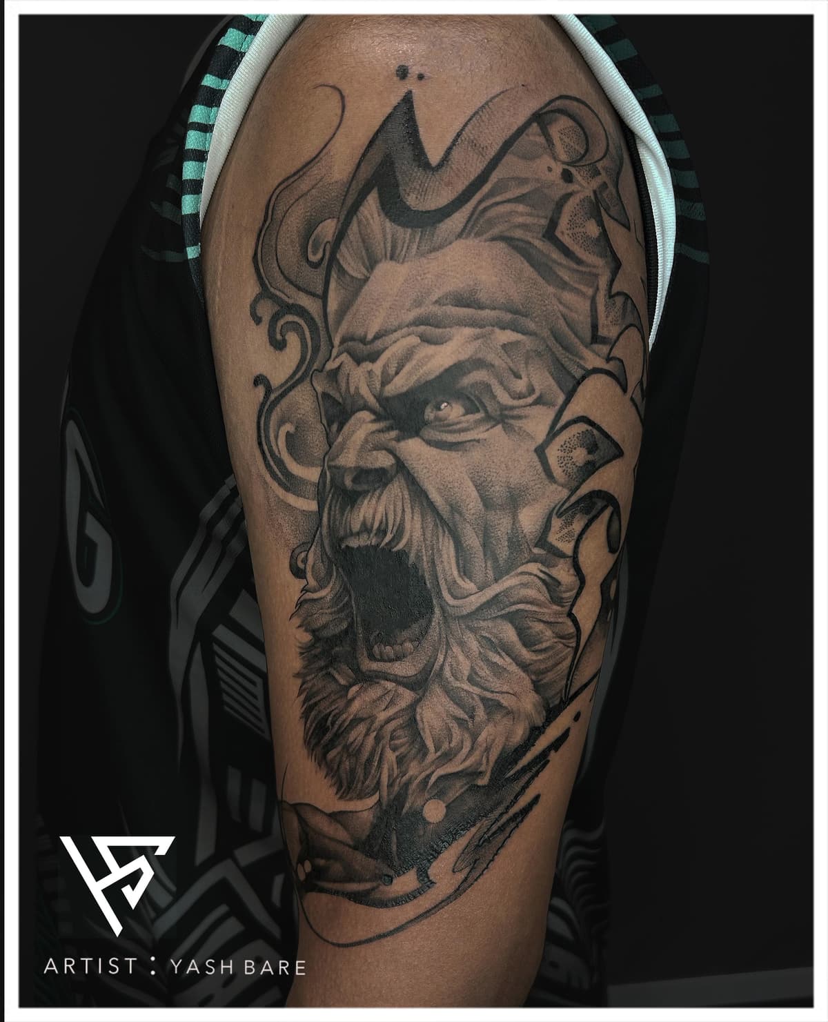 Tattoo example - Black & Grey